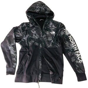 THE NORTH FACE jacket boys Medium 12 yrs.black long sleeve athletic hoodie, coat